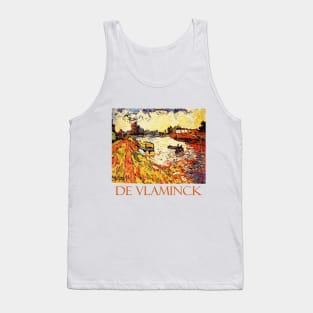 La Seine a Chatou by Maurice de Vlaminck Tank Top